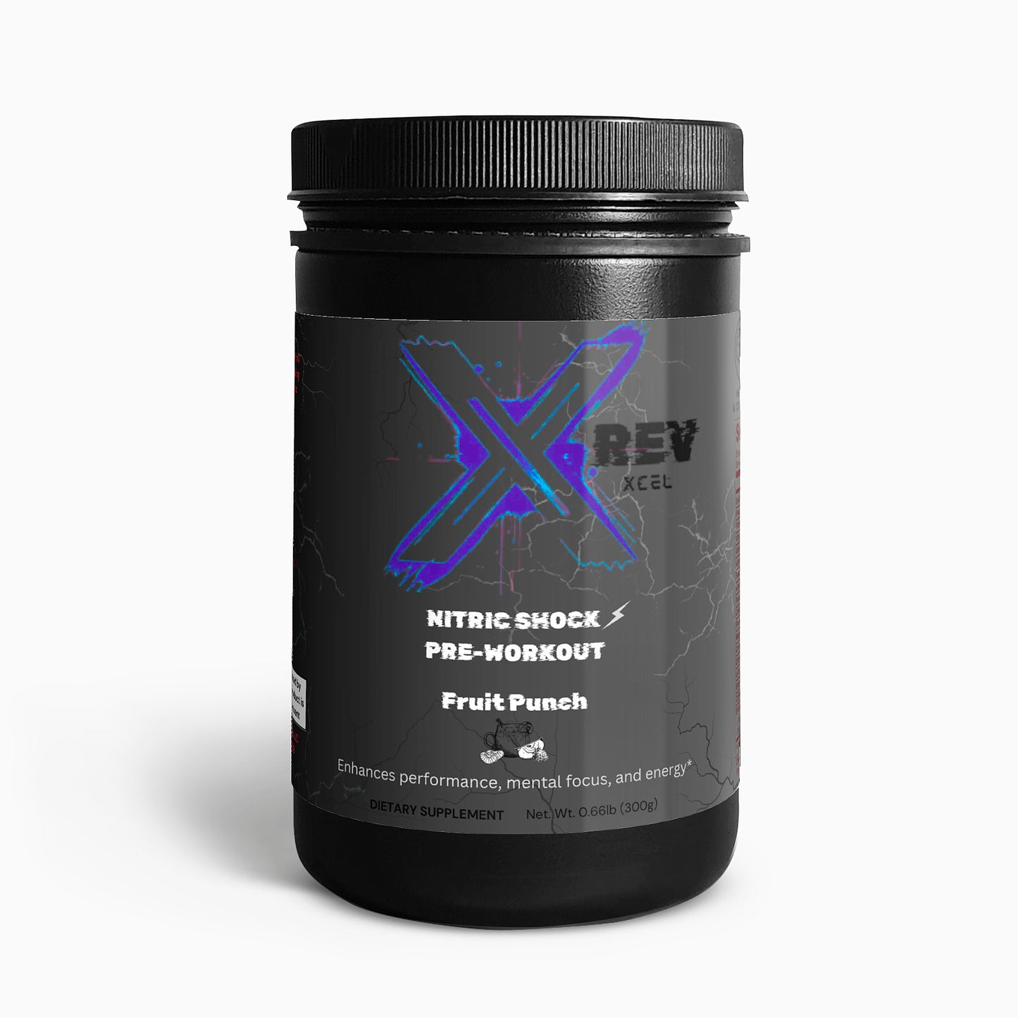 Nitric Shock Pre-Workout Powder (Fruit Punch)